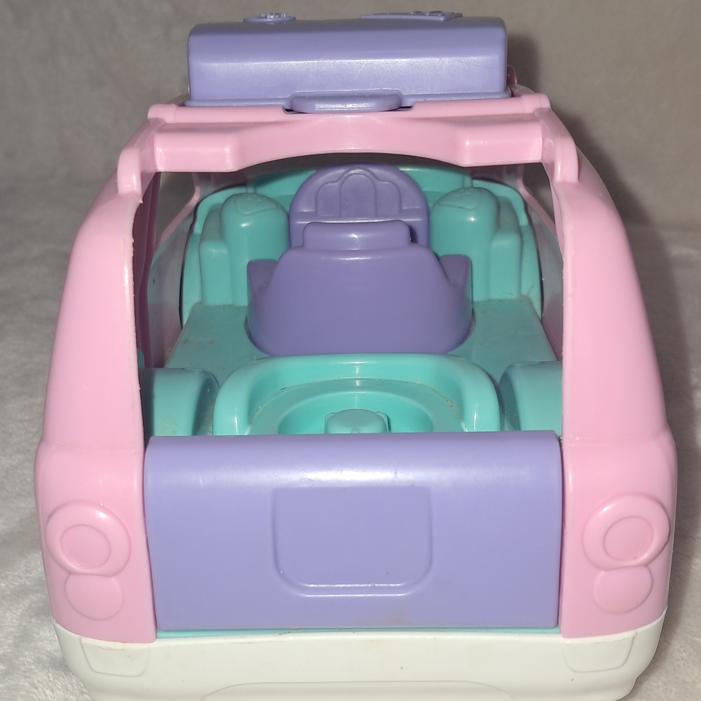 Fisher-Price Pink Play SUV Toy Car with Purple Accents - Picture 3 of 5